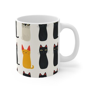 Orange Cats, Black Cats, White Cats, Calico Cat 11oz Mug - Etsy