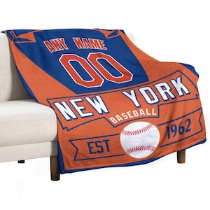 Atlanta Throw Blanket Custom Any Name And Number For Men Women Youth