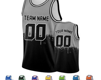 Camiseta de baloncesto personalizada, Tank Hop, impresión personalizada, nombre del equipo, número, logotipo, camisetas deportivas para hombres, mujeres, jóvenes y niños, regalo para amantes del baloncesto
