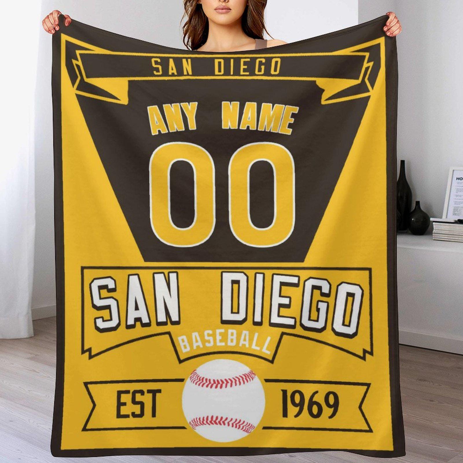 San Diego Padres Blanket - Etsy