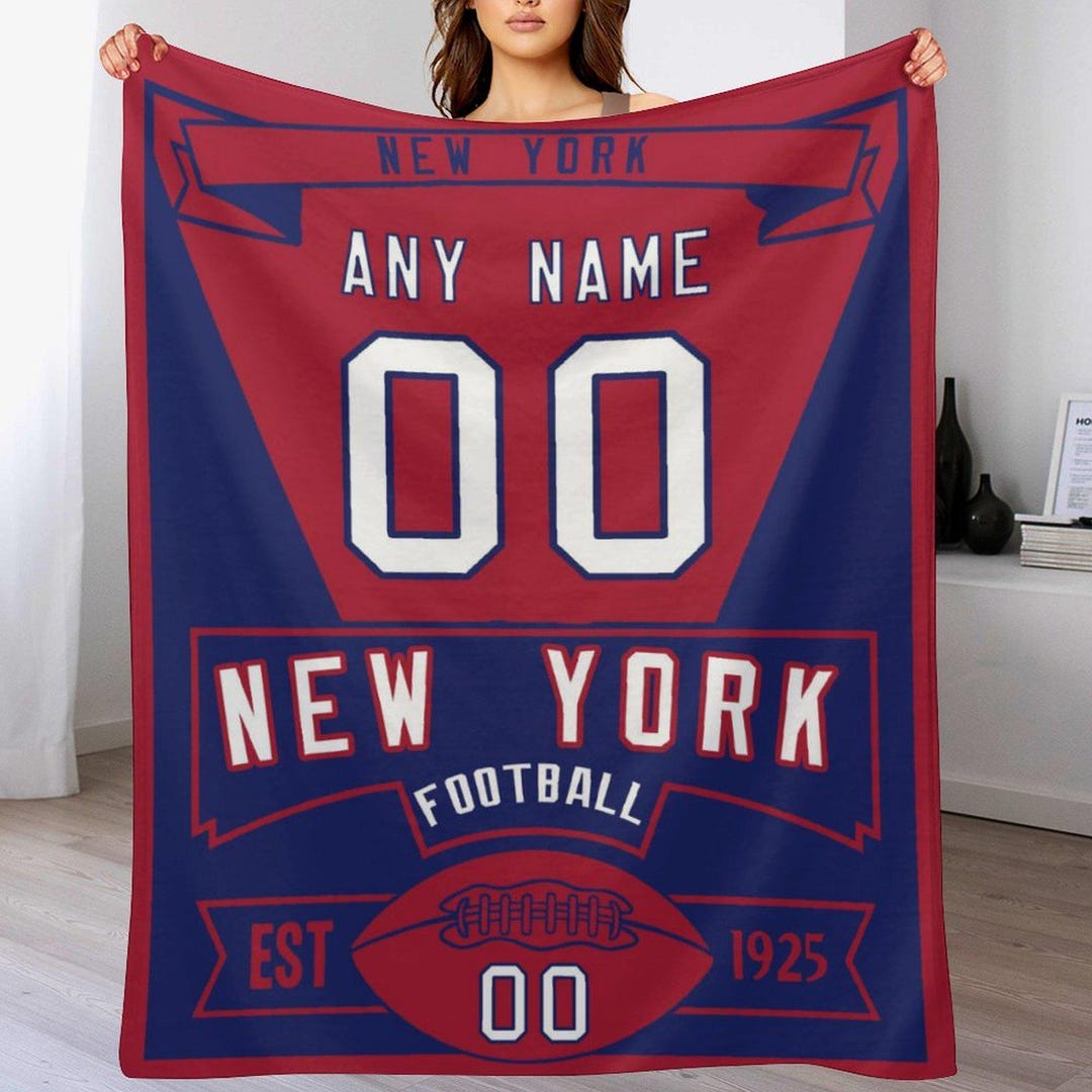 Rgubvui Ctom Football Blankets Personalized Name