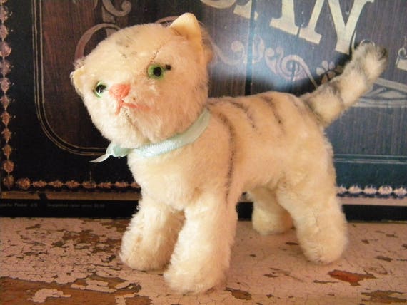 vintage stuffed cat
