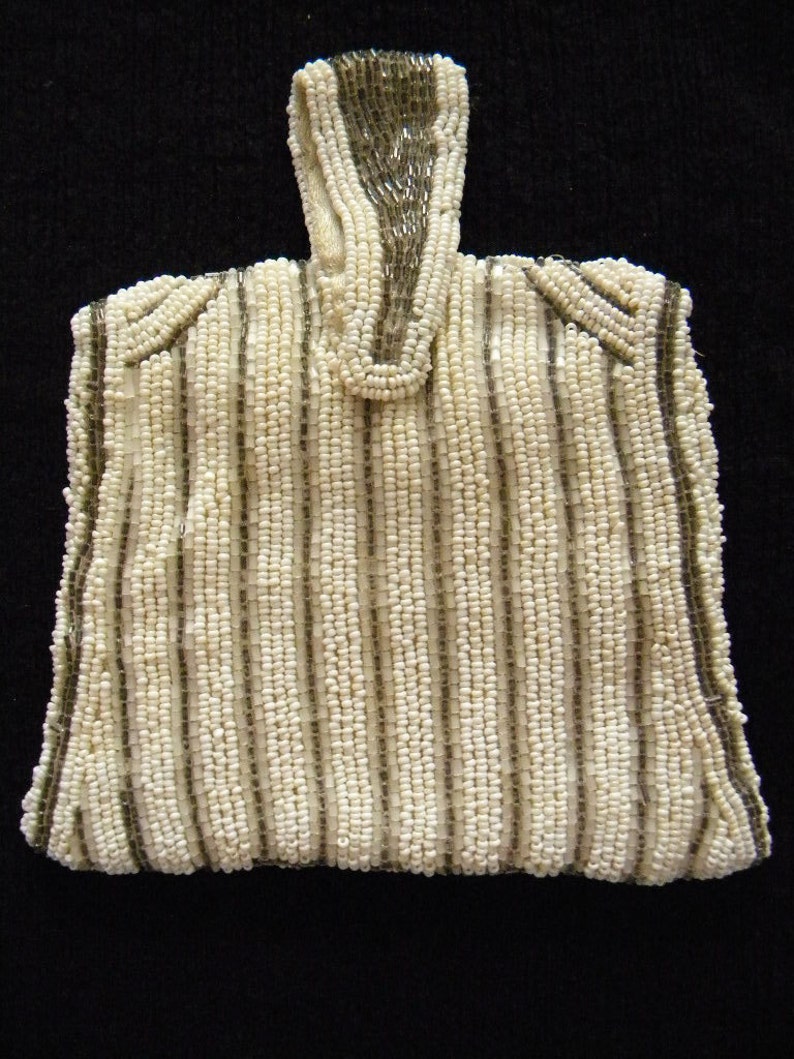 Antique Beaded Belt Purse