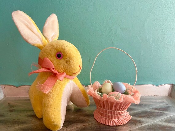 vintage stuffed easter bunny