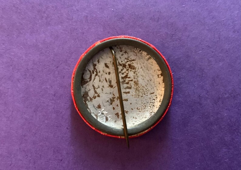 Vintage Pin Back Button Red and White Checkered Let's Get Lit Slang - Etsy