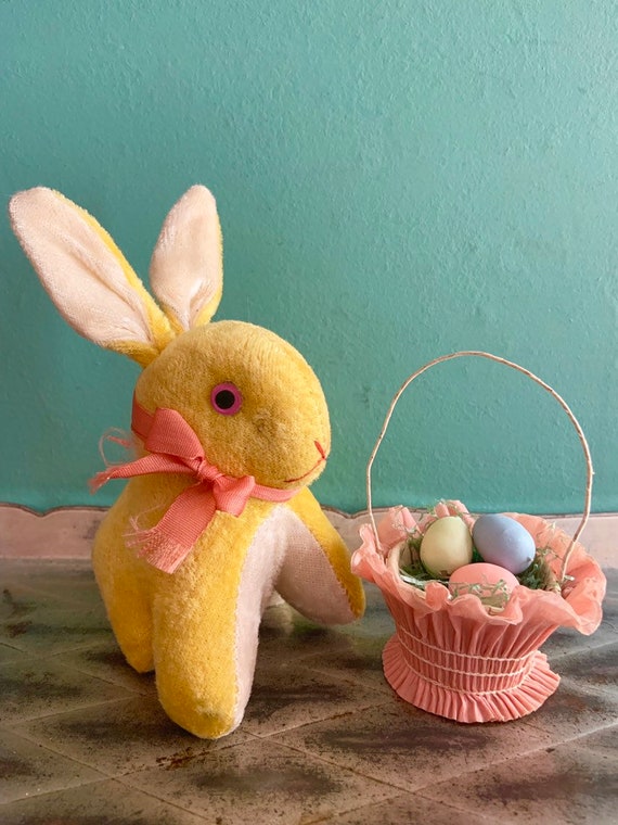 vintage stuffed easter bunny