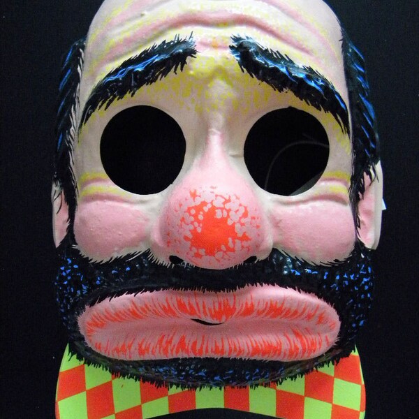 Vintage Hobo Halloween Mask by Ben Cooper