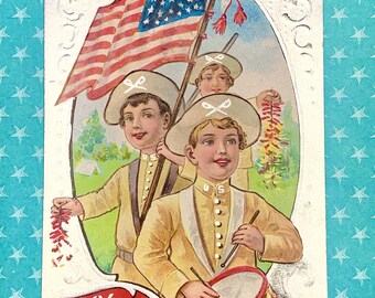 Vintage WWII Paper Honeycomb Hat V for Victory Red White and  display picture 1