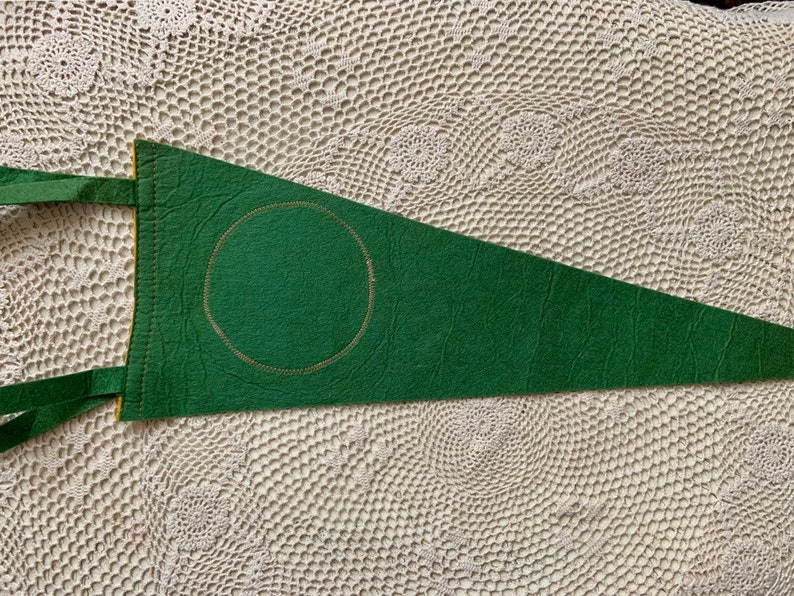 Vintage Story Land Pennant Humpty Dumpty Flag New Hampshire Felt Souvenir