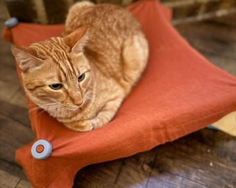 Hammock-Style Cat Bed