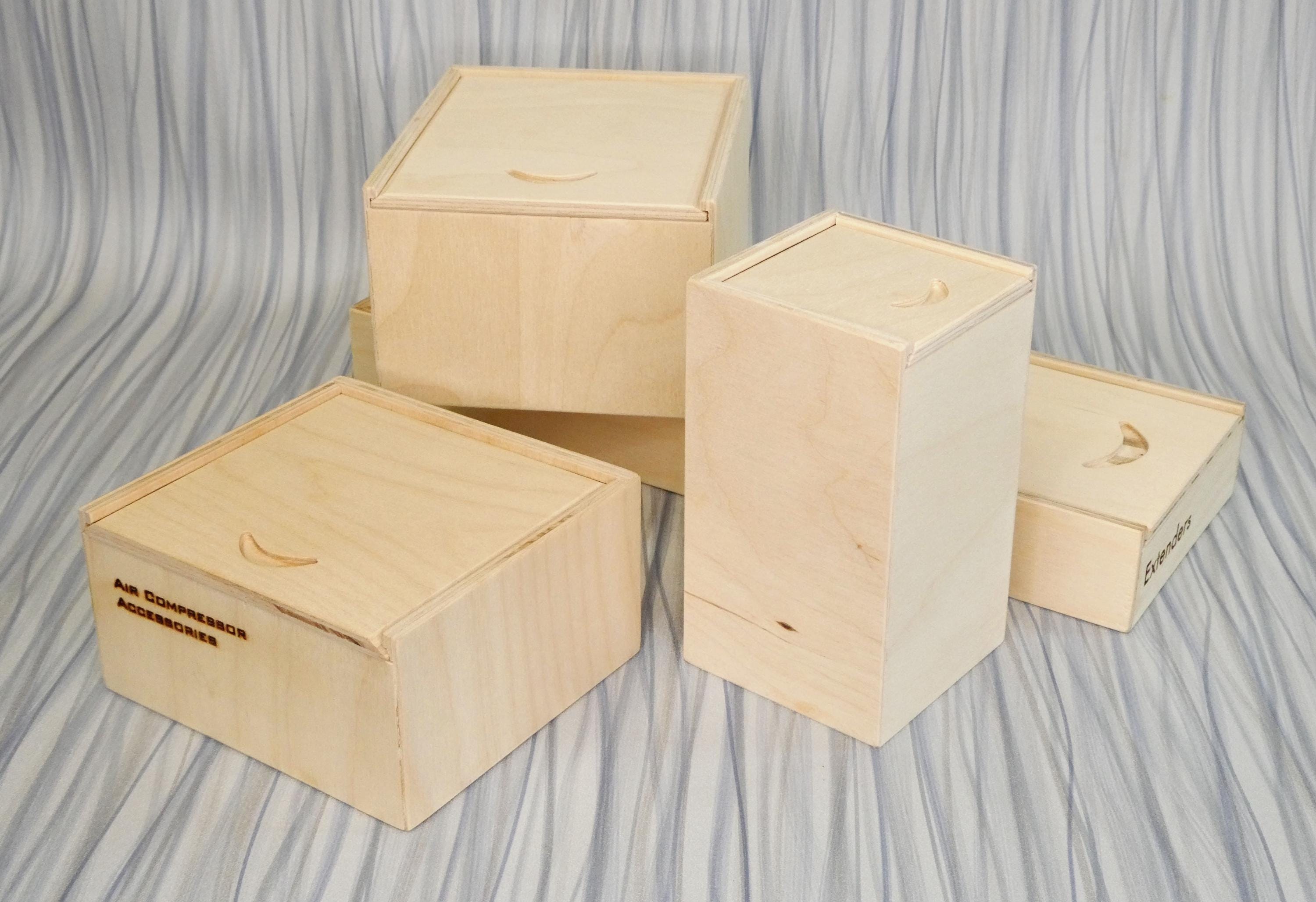 Wooden Boxes Custom Made to Your Size (10" maximum)