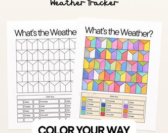 Weather Mosaic Tracker – strona miesięcznika (wersja cyfrowa do pobrania)