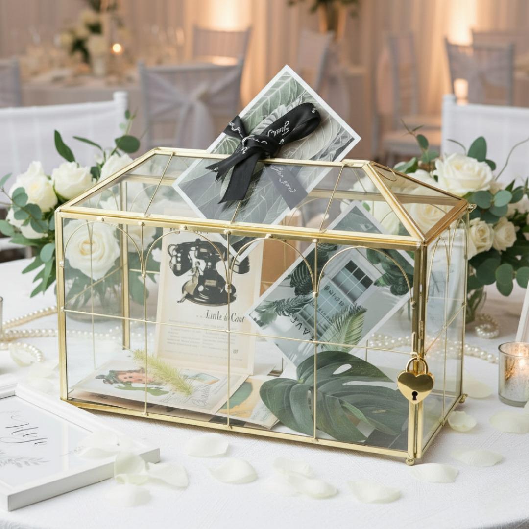 Glass Card Box - Etsy