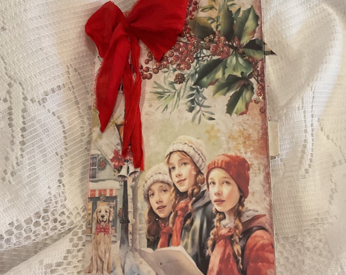 Beautiful Christmas Journal, Collage Journal, Christmas Book ...