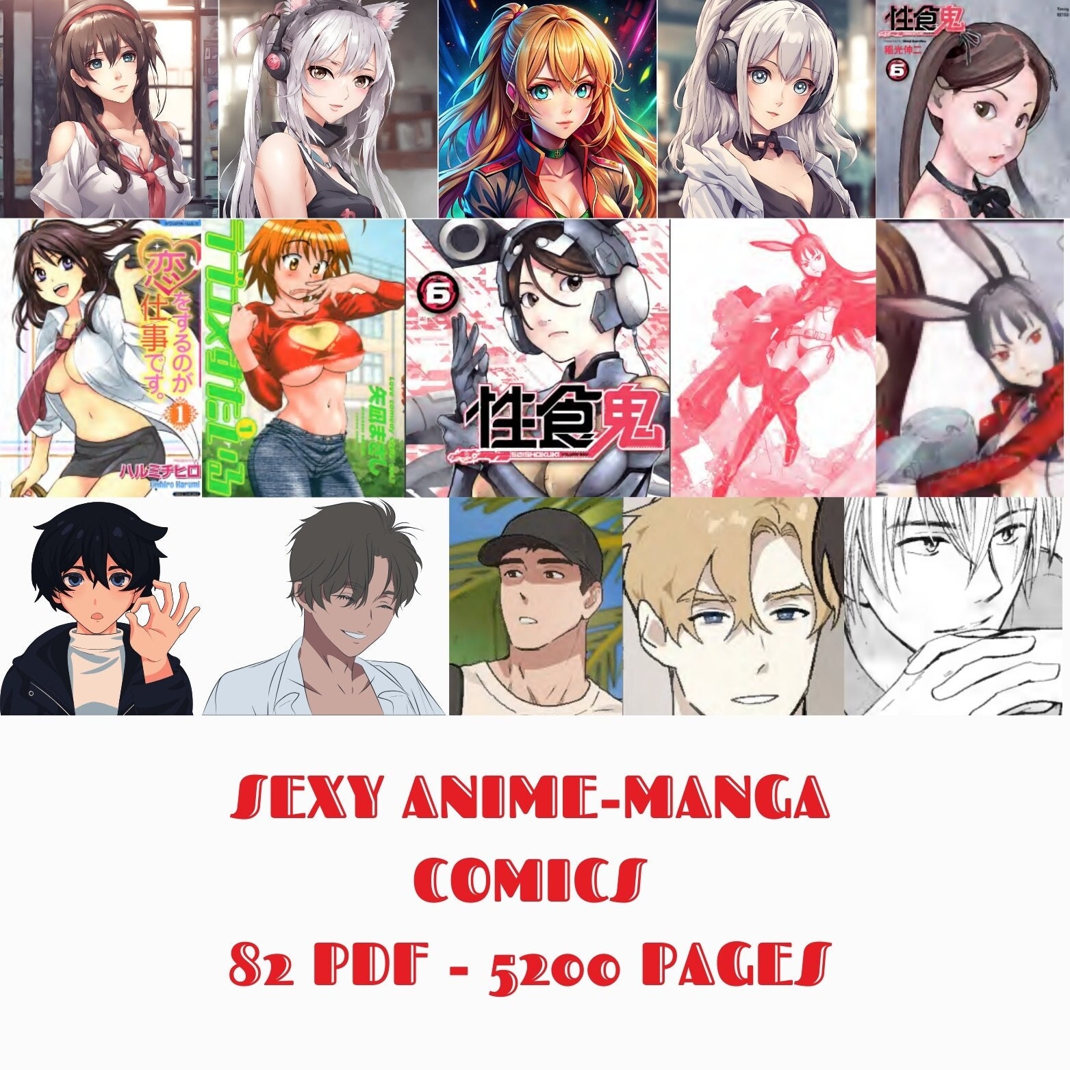 Sexy Anime Comics, Anime Nude Comics Books, Manga, 82 PDF, 5200 Pages