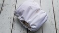 Reborn Doll Cloth Diaper: Organic Cotton Side Snap AIO