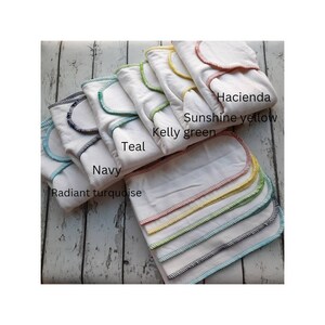 3 Pack Toddler/Youth Organic Bamboo/Hemp Winged Prefold Cloth Diaper Stretchy Preflat 25-60 lbs image 3