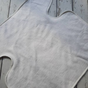 One Size Newborn Toddler Organic Bamboo/Hemp Winged Prefold Cloth Diaper Stretchy Preflat image 4