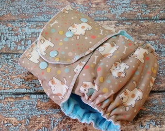 One Size Fitted Cloth Diaper Fido