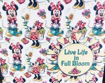 Minnie Mouse Mouse Pad, Disney Garden Theme