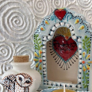 Sacred Heart Shrine with Keepsake Urn