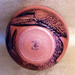 Custom Raven Nest Blessing Bowl of Mica Clay from New Mexico image 6