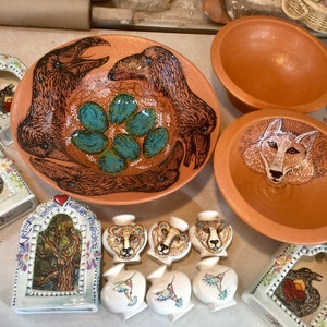 Grandmother Raven Nest Blessing Bowl of Mica Clay from New Mexico image 8