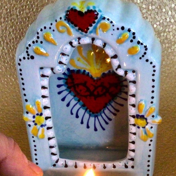 Love Shrine of the Sacred Heart from Taos for Your Wall or Altar