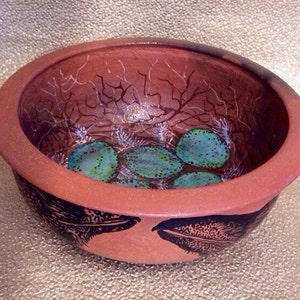 Custom Raven Nest Blessing Bowl of Mica Clay from New Mexico image 3