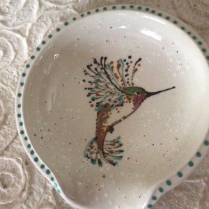 Taos Hummingbird Spoon Rest