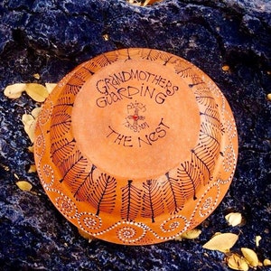 Grandmother Raven Nest Blessing Bowl of Mica Clay from New Mexico image 4