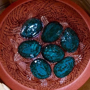 Custom Raven Nest Blessing Bowl of Mica Clay from New Mexico image 1