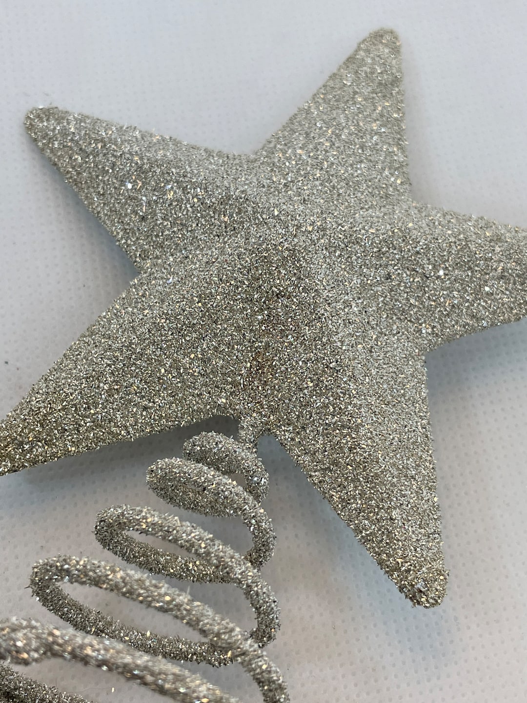 Christmas VINTAGE Style TREE Topper of Small Table Top Tree Etsy