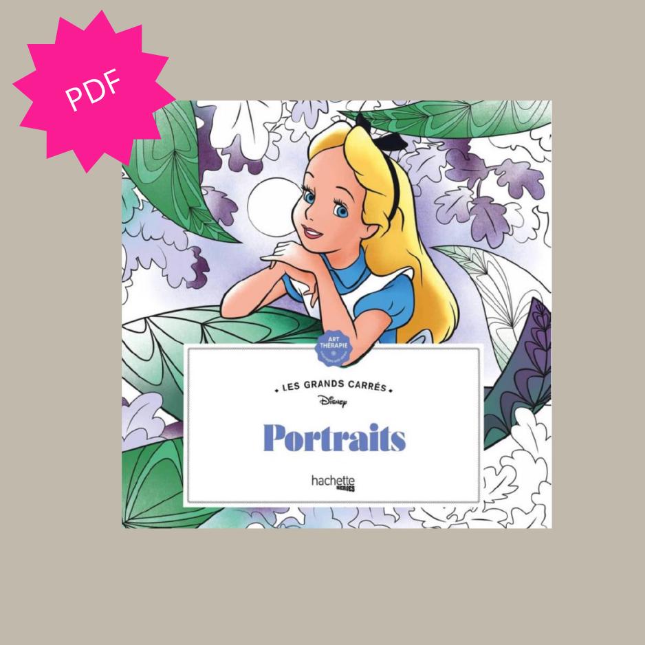 Large Square Coloring Book / Printable PDF / Digital Download / Anti ...