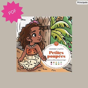 Coloriage mystère petites poupées à imprimer – Livre PDF 100 pages – Activité zen pour adultes/enfants