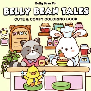 Coloriage cozy friends, cozy colo  à imprimer – Livre PDF 43 pages – Activité zen pour adultes/enfants