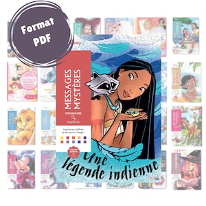 Printable Coloring by Numbers PDF Mystery Message – 100 Mystery Coloring Pages for Adults and Kids