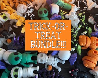 3D Gedruckte Halloween Monster Figuren - Süßes oder Saures Bundle