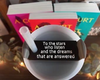 ACOTAR Quote Stanley Lid Plate 40oz and 30 oz