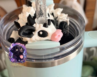 Clarabelle Cow Dragon Tumbler Topper/ Desk Buddy fits 40oz and 30oz