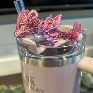 Butterfly Tadling Stanley Straw Topper