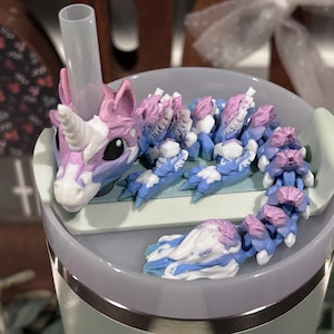 NEW!!! Alicorn Dragon Stanley straw topper