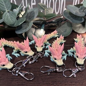 Crystal Tadling Dragon Keychain