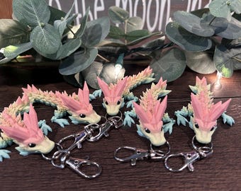 Crystal Tadling Dragon Keychain