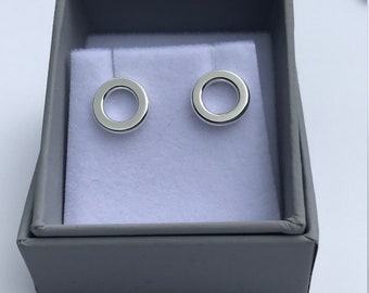 Circle Stud Earrings