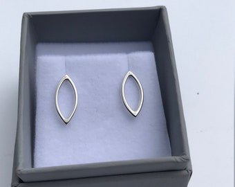 Oval Stud Earrings