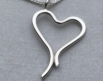 Wave Heart Pendant