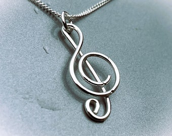 Treble Cleff Pendant
