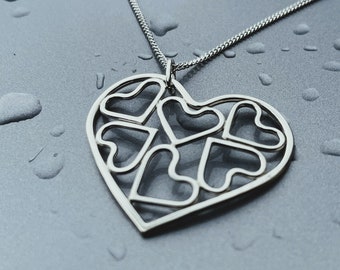 Hearts Within Heart Pendant