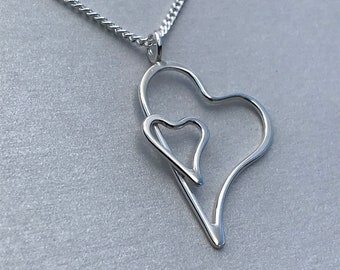 Heart on Heart Pendant